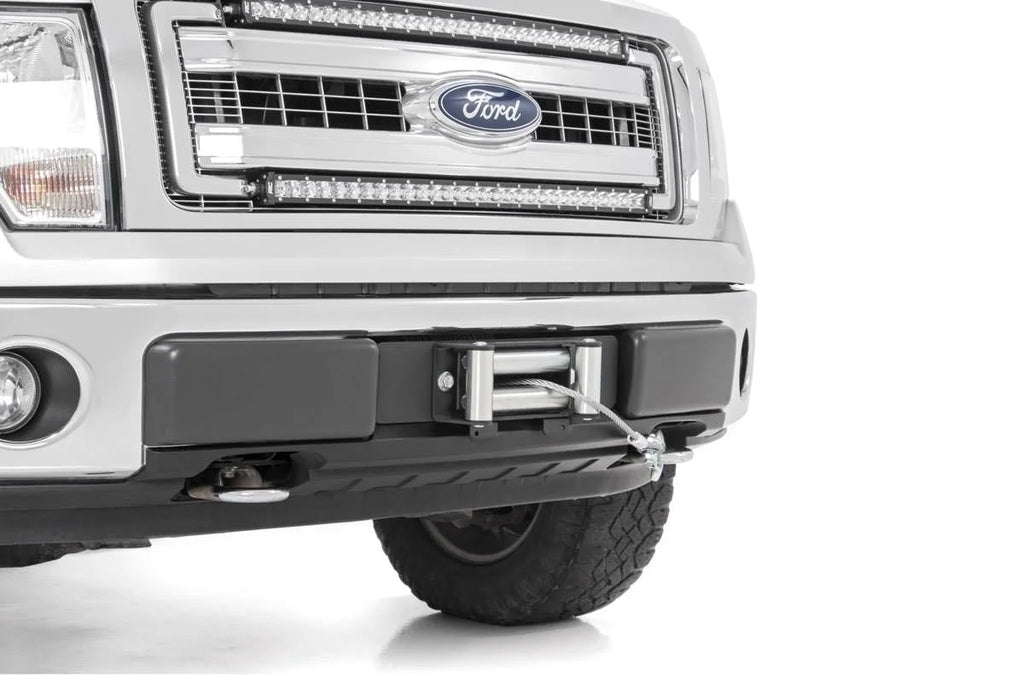 Rough Country Hidden Winch Mounting Plate | Ford F-150 2WD/4WD (2009-2014) 1010 - Back View