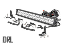 Load image into Gallery viewer, Rough Country LED Light Kit | Bumper Mount | 20" Chrome Dual Row | White DRL | Nissan Titan XD (16-24) 70646DRL