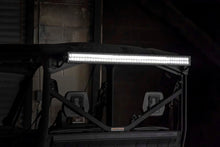 Load image into Gallery viewer, Rough Country LED Light Kit | Cab Mount | 50" Black Dual Row | Can-Am Defender HD8 71019 - Installation View