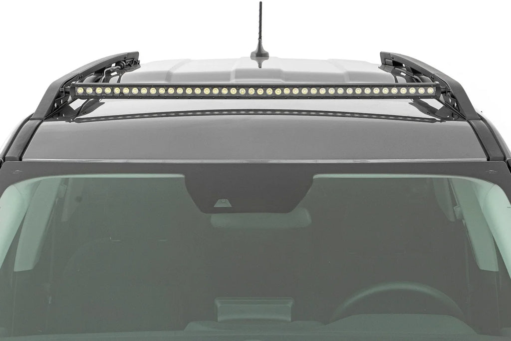 Rough Country LED Light Kit | Roof Rack Mount | 40" Black Single Row | Ford Bronco Sport (21-24) 71039 - Installation View