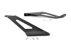 Rough Country LED Light Mount | Upper Windshield | 50" Curved | Chevy/GMC 1500 (14-18 & Classic) 70513