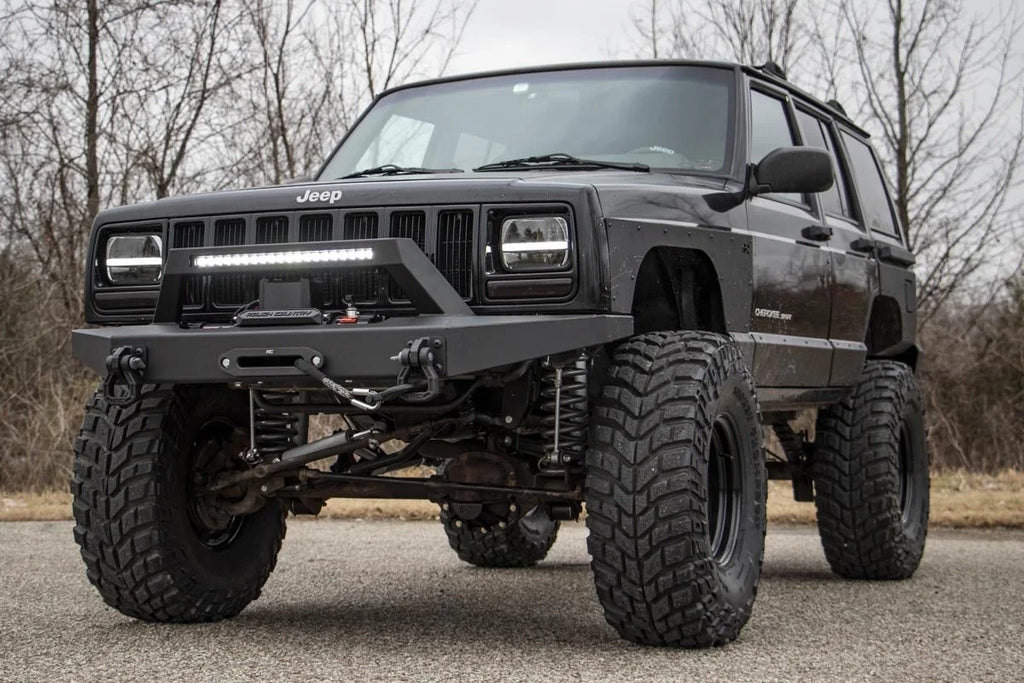 Rough Country Lower Door Armor | 4 Door | Jeep Cherokee XJ 2WD/4WD (1984-2001) 10582 - Side View