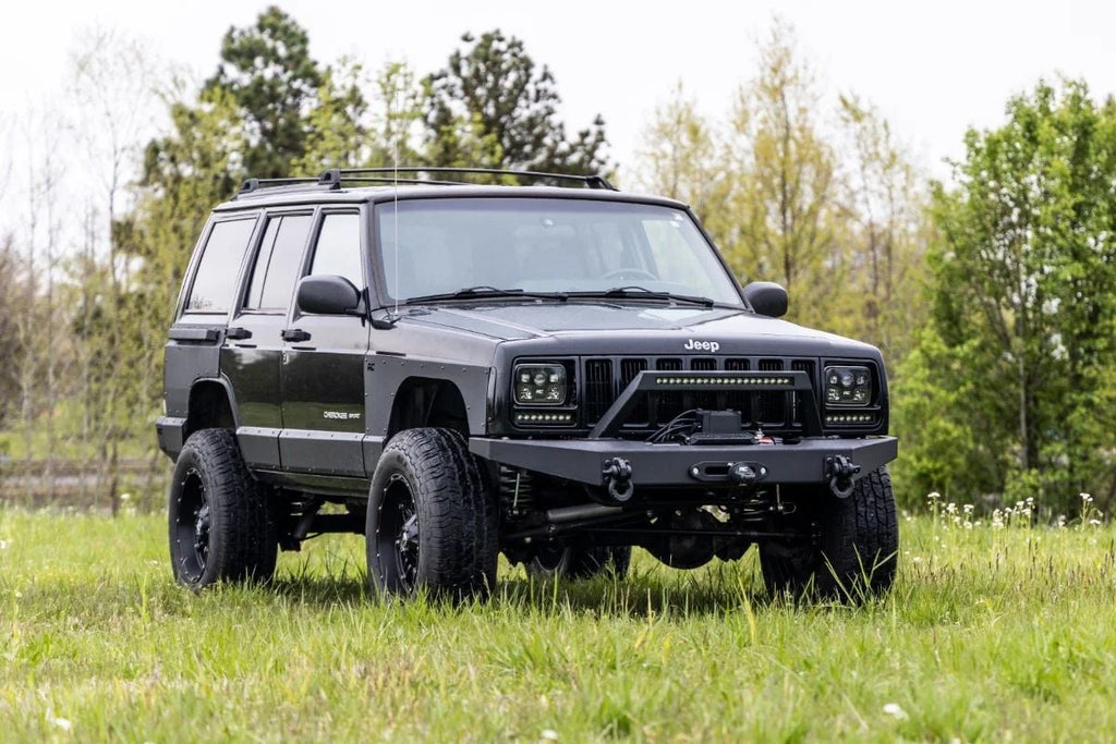 Rough Country Lower Door Armor | 4 Door | Jeep Cherokee XJ 2WD/4WD (1984-2001) 10582 - Size Reference