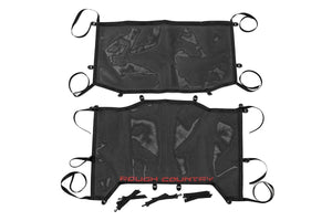 Rough Country Mesh Bikini Top Plus | Black | Jeep Wrangler JL (21-23)/Wrangler Unlimited (18-23) 85120 - Top View