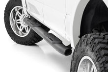 Load image into Gallery viewer, Rough Country Oval Nerf Step | Crew Cab | Black | Ford F-150/F-150 Lightning/Raptor  (15-24) 21005 - Installation View