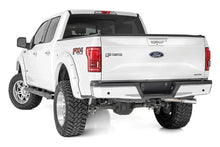 Load image into Gallery viewer, Rough Country Oval Nerf Step | Crew Cab | Black | Ford F-150/F-150 Lightning/Raptor  (15-24) 21005 - Installation View