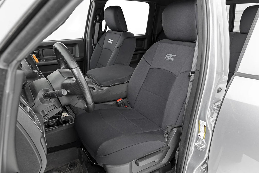 Rough Country Seat Covers | FR & RR | 60/40 Rear Seat | Ram 2500 2WD/4WD (2019-2024) 91044 - Side View
