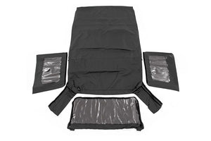 Rough Country Soft Top | Replacement | Black | 4 Door | Jeep Wrangler Unlimited (10-18) RC85570.35