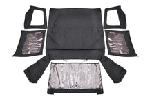 Load image into Gallery viewer, Rough Country Soft Top | Replacement | Black | Half Doors | Jeep Wrangler YJ 4WD (87-95) RC84050.35 - Top View
