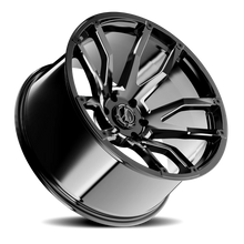 Load image into Gallery viewer, Rough Country Torque Impact | Gloss Black w/Milled Accents | 20x9 | 6x5.5 | -12mm TW403C-20908333-12 - Side View