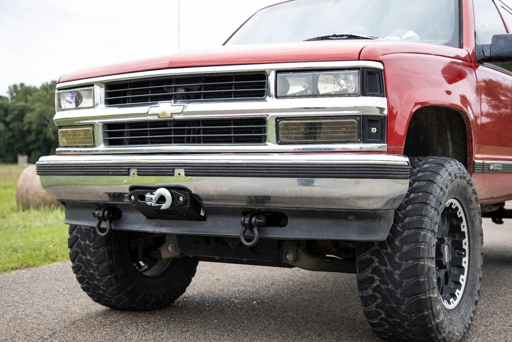 Rough Country Tow Hook to Shackle Bracket | Mount Only | Chevy C1500/K1500 Truck & SUV (88-99) RS163 - Additional View 6