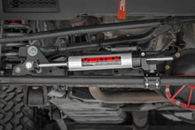 Load image into Gallery viewer, Rough Country Vertex Steering Stabilizer | Pass-Through | Jeep Wrangler JK/Wrangler Unlimited (07-18) 680900 - Back View