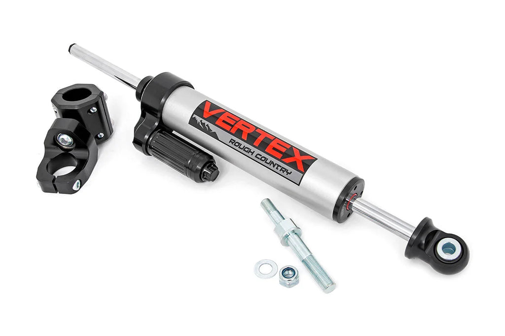 Rough Country Vertex Steering Stabilizer | Pass-Through | Jeep Wrangler JK/Wrangler Unlimited (07-18) 680900 - Installatio...