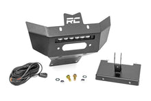 Load image into Gallery viewer, Rough Country Winch Bumper | Black Series LED | 6" Light | Slime Line | Can-Am Renegade 97072 - Main Product View