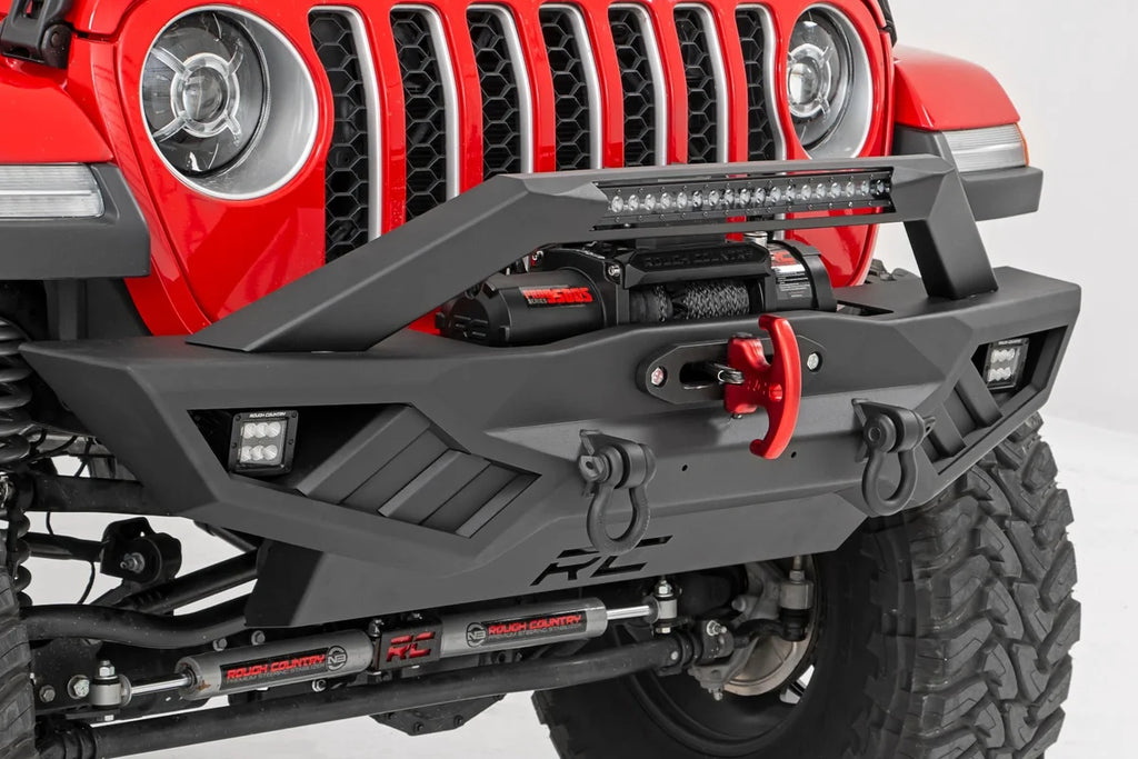 Rough Country Winch Cleat (Red) RS175R - Side View
