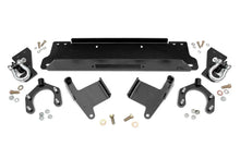 Load image into Gallery viewer, Rough Country Winch Mount Plate | Factory Bmpr | D-Rings | Jeep Wrangler JK/Wrangler Unlimited (07-18) 1173 - Main Product...