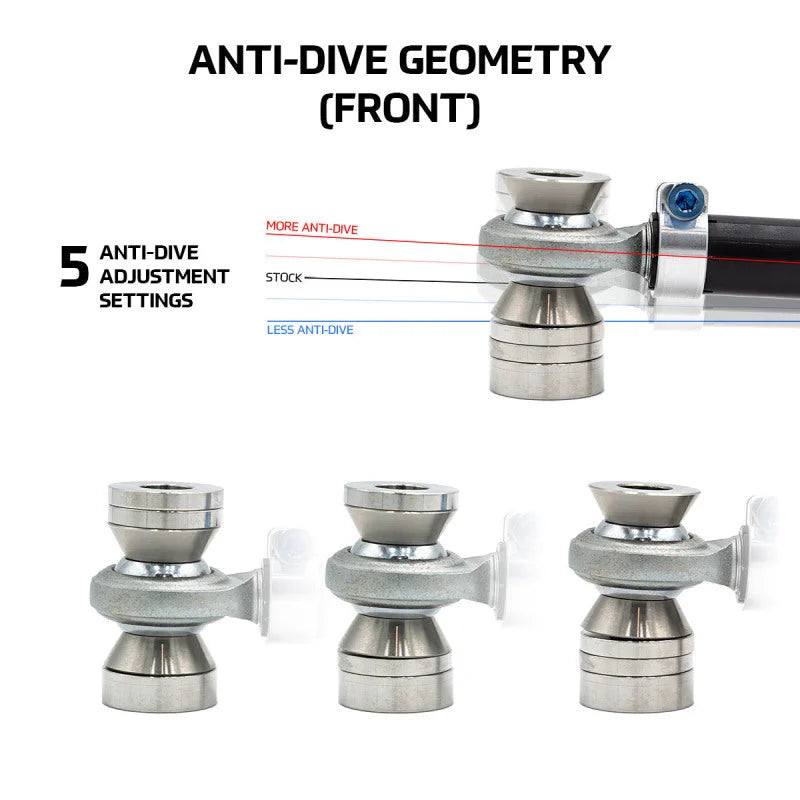 SPL Parts 97-04 Porsche Boxster (986) / 05-12 Porsche Cayman (986) Front Lower Control Arm Kit - Side View