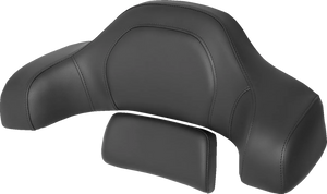 Saddlemen RoadSofa™ Tour-Pak® Pad - Black w/ Black Stitching - Indian '14-'22 I14-07-TPACK-RS - Main Product View