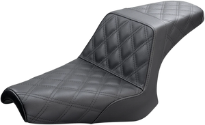 Saddlemen Step-Up Seat - Full Lattice Stitch - Black - Bolt '13-'20 Y13-16-175 - Main Product View