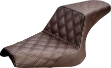 Load image into Gallery viewer, Saddlemen Step-Up Seat - Full Lattice Stitch - Brown - Bolt '13-'20 Y13-16-175BR - Main Product View