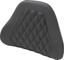 Load image into Gallery viewer, Saddlemen Tour-Pak® Backrest Pad Cover - Lattice Stitched - Black 88-11885LS - Main Product View