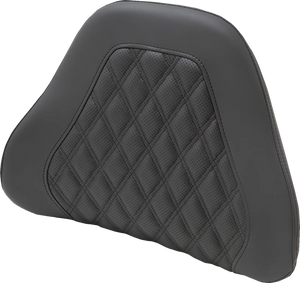 Saddlemen Tour-Pak® Backrest Pad Cover - Lattice Stitched - Black 88-11885LS - Main Product View