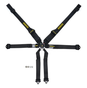 Schroth Racing Harness 6pt Profi II SFI Hans Black SR91543-6