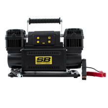 Load image into Gallery viewer, Smittybilt 10.6 CFM Dual Head Compressor With Carrying Bag 2782 - Front View