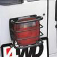 Load image into Gallery viewer, Smittybilt Euro Tail Light Guards - Black 8660