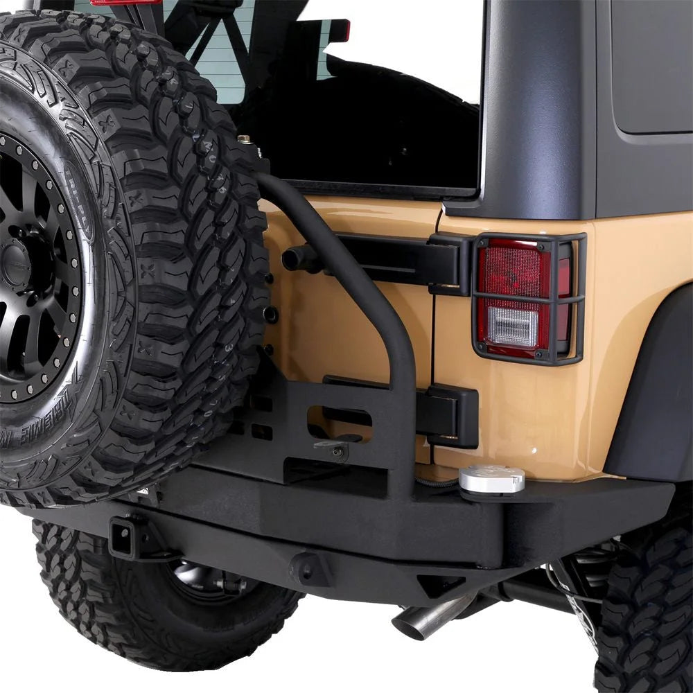 Smittybilt XRC Atlas Rear Bumper w/ Swing Gate - Swing Gate Only (07-18 JK/JKU) 76896-02 - Installation View