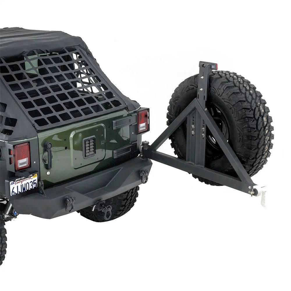 Smittybilt XRC Gen 1 Rear Bumper w/ Carrier - Carrier Only (07-18 JK/JKU) 76856-02 - Installation View