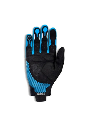 Sparco Gloves Hypergrip+ 10 Black/Blue - Side View