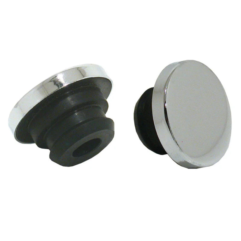 Spectre Oil Filler Plug - Chrome - Side View