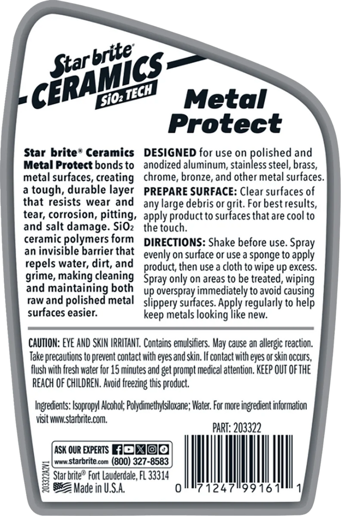 Star brite Ceramic Metal Protectant - 22 U.S. fl oz 203322 - Side View