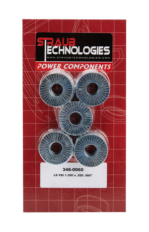 Straub Technologies Valve Spring Shims 50pk .060 GM LS Engines 346-0060