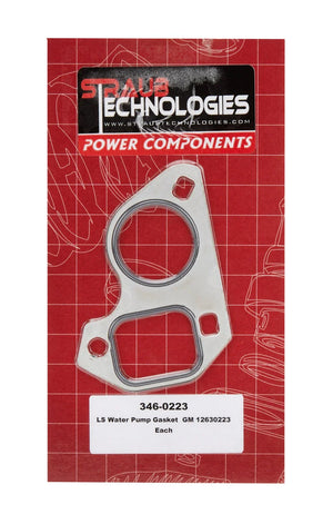 Straub Technologies Water pump Gasket LS 1997-Up Metal/Rubber 346-0223