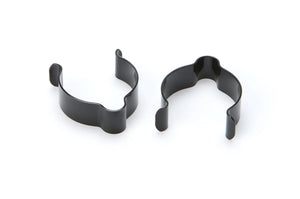 TI22 Performance Brake Line Clip 1.25in Stainless Steel Pair Blk TIP4531