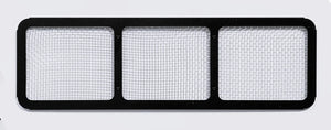 True Performance & Fabrication Nose Screen Lower Black Aluminum DTR1000