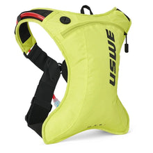 Load image into Gallery viewer, USWE Outlander Moto Hydration Pack 2L - Crazy Yellow - Side View