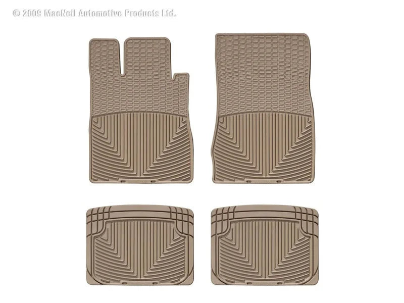 WT Rubber Mats - Rear - Tan - Side View