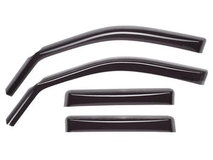 WeatherTech 23-25 Chevy Colorado/GMC Canyon CC Front & Rear Side Window Deflectors - Dark Tint - Main Product View