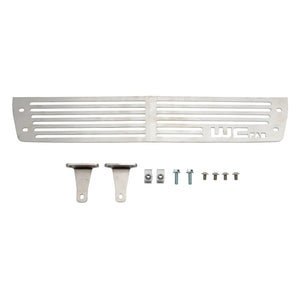 Wehrli 15-19 GMC Sierra 6.6L LML/L5P Duramax Bumper Grille - Raw Stainless Finish - Main Product View