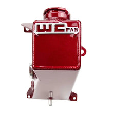 Load image into Gallery viewer, Wehrli 19-23 Cummins 6.7L Upper Coolant Pipe - WCFab Red - Installation View