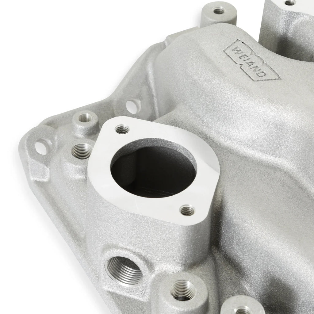 Weiand Action +Plus Intake Manifold 318 (late style), 340, 360 V8 8007WND - Side View
