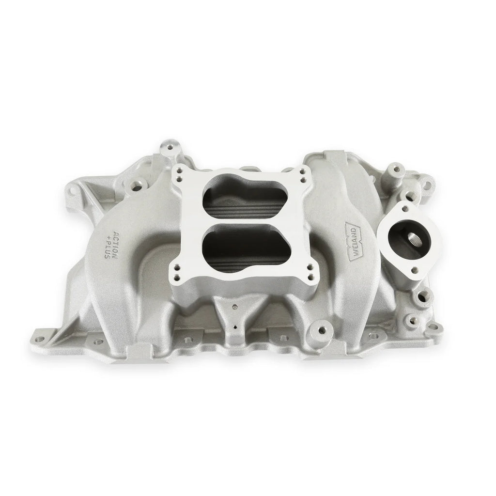 Weiand Action +Plus Intake Manifold 318 (late style), 340, 360 V8 8007WND - Back View