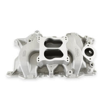 Load image into Gallery viewer, Weiand Action +Plus Intake Manifold 318 (late style), 340, 360 V8 8007WND - Back View