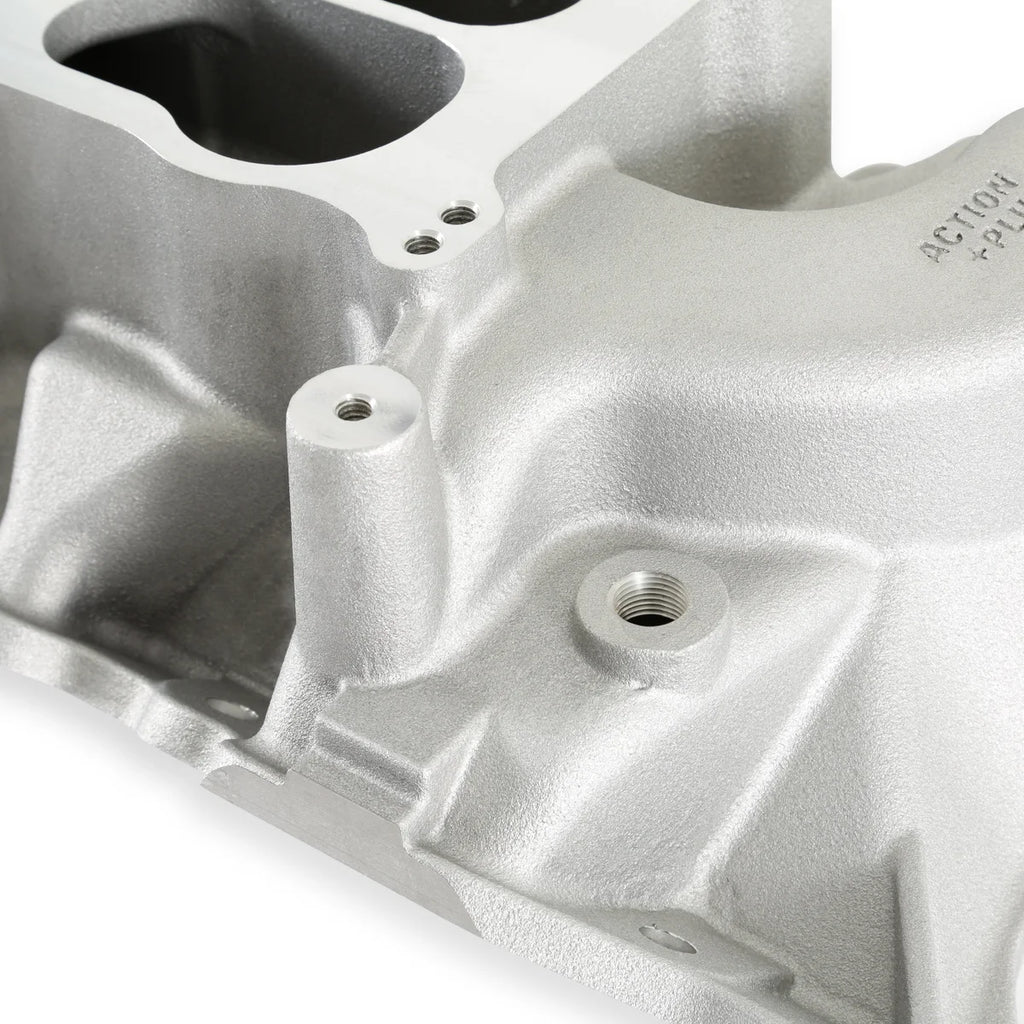 Weiand Action +Plus Intake Manifold 318 (late style), 340, 360 V8 8007WND - Installation View