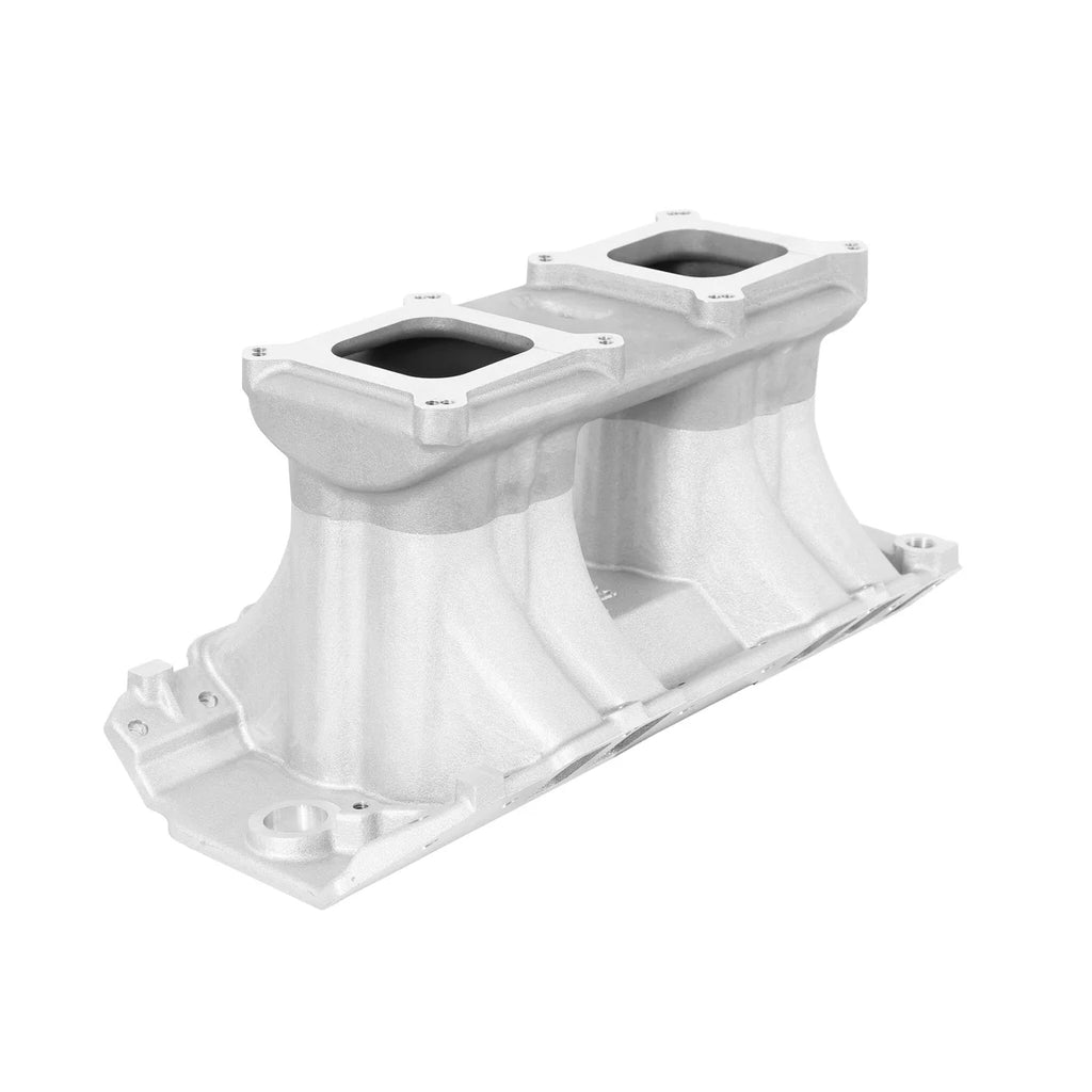 Weiand Hi-Ram Intake Manifold 396ci-502ci with Performance Rectangular Port Heads 1985WND - Back View
