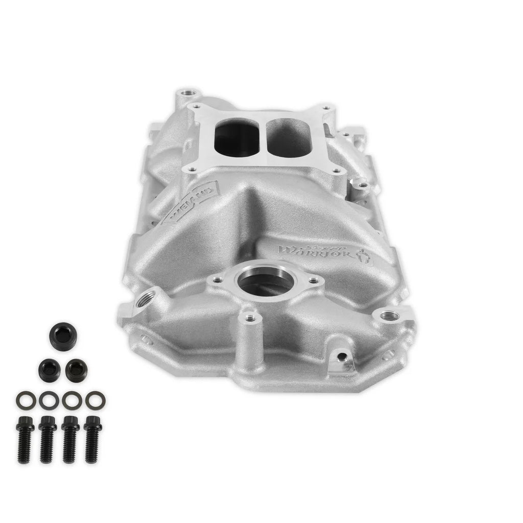 Weiand Weiand Speed Warrior Intake - Chevy Small Block V8 8170WND - Side View