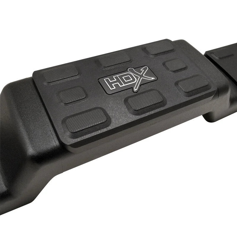 Westin 09-18 RAM 1500 CC / 10-24 2500/3500 CC HDX Running Boards - Tex. Blk - Back View